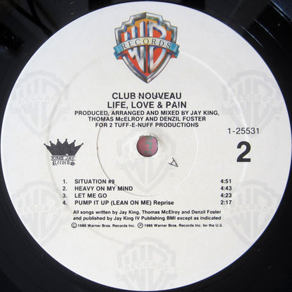 Club Nouveau : Life, Love & Pain (LP, Album, Spe)