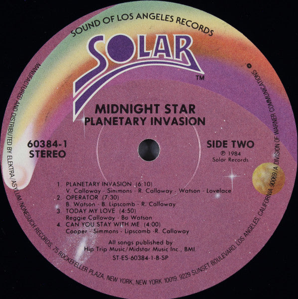 Midnight Star : Planetary Invasion (LP, Album, SP )