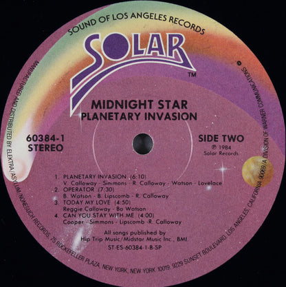 Midnight Star : Planetary Invasion (LP, Album, SP )