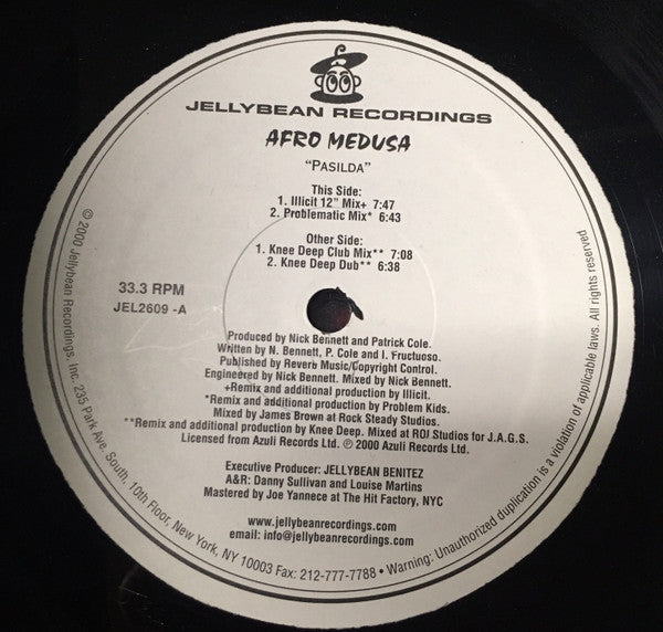 Afro Medusa : Pasilda (12")