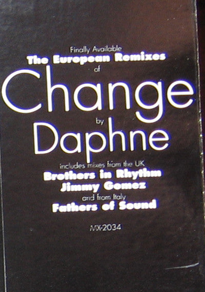 Daphne : Change (The European Remixes) (12")