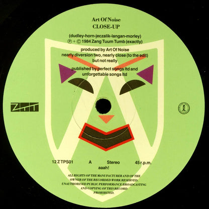 The Art Of Noise : Close-Up (12", Single, 1st)
