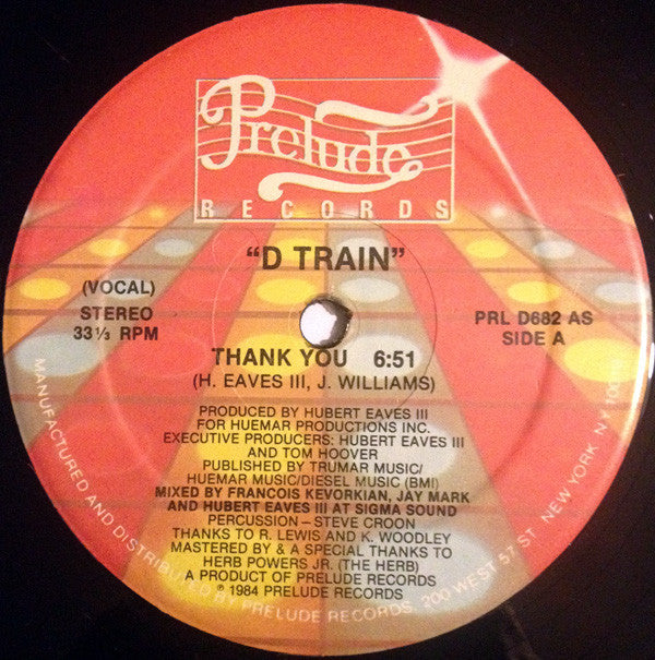 D Train* : Thank You (12")