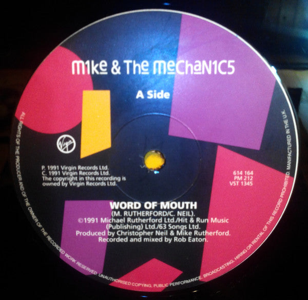 Mike & The Mechanics : Word Of Mouth (12", Single)