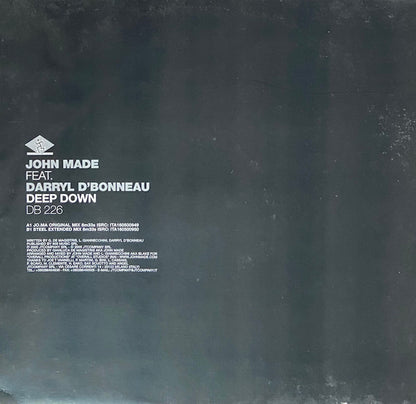 John Made Feat. Darryl D'Bonneau : Deep Down (12")