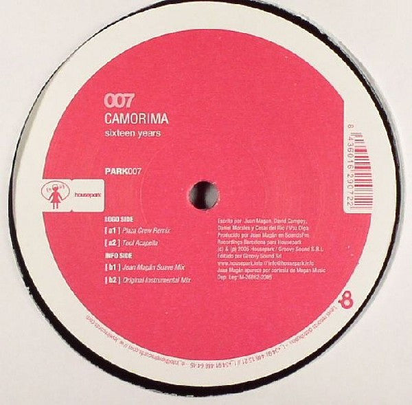 Camorima : Sixteen Years (12")