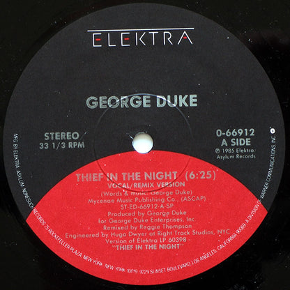 George Duke : Thief In The Night (12")