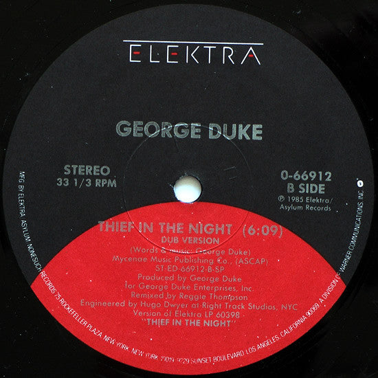 George Duke : Thief In The Night (12")