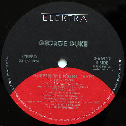 George Duke : Thief In The Night (12")