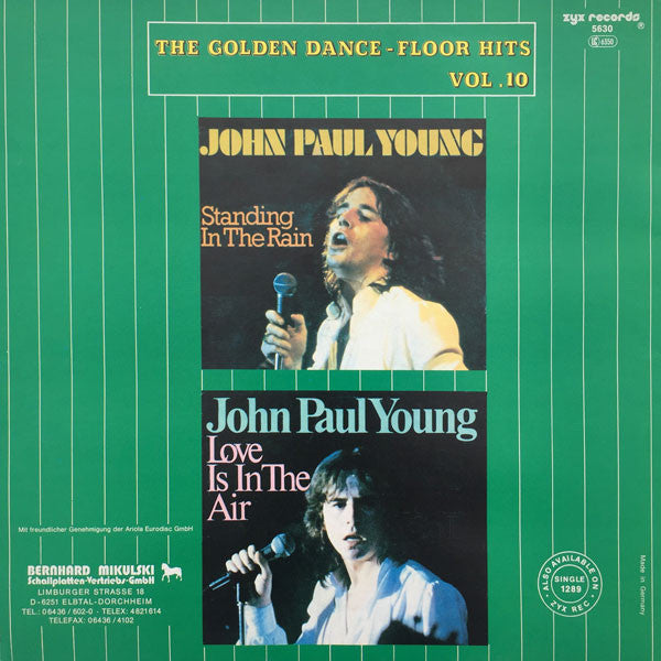 John Paul Young : The Golden Dance-Floor Hits Vol. 10 (12", Maxi)