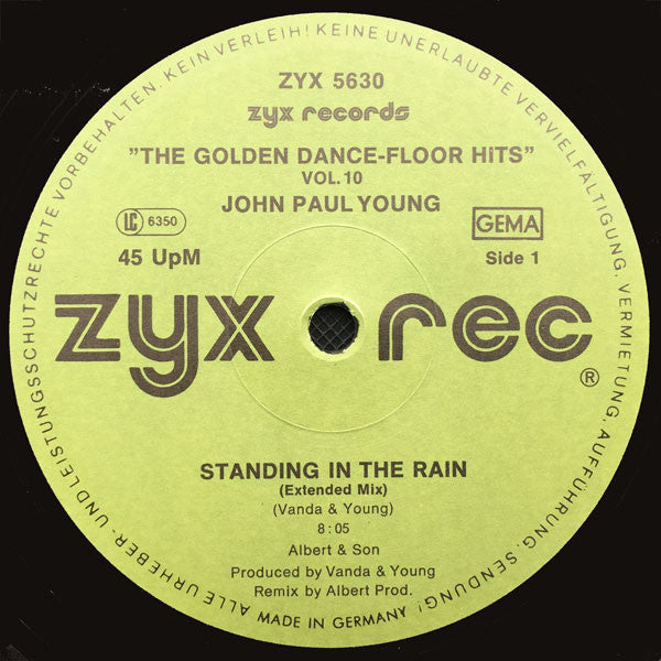 John Paul Young : The Golden Dance-Floor Hits Vol. 10 (12", Maxi)
