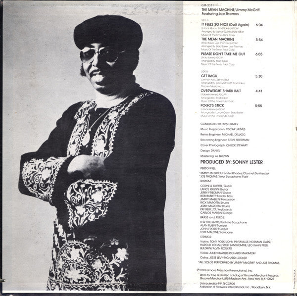 Jimmy McGriff : The Mean Machine (LP, Album, Gat)