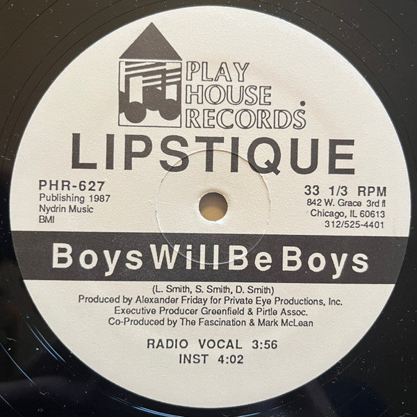 Lipstique : Boys Will Be Boys (12", Whi)
