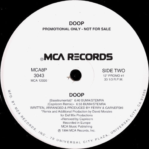 Doop : Doop (2x12", Promo)