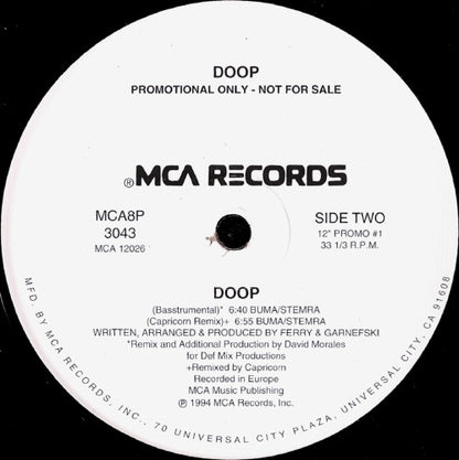 Doop : Doop (2x12", Promo)