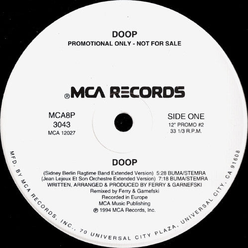 Doop : Doop (2x12", Promo)