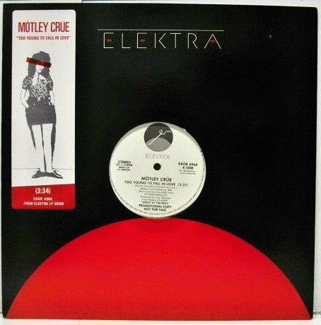 Mötley Crüe : Too Young To Fall In Love (Remix) (12", Promo)