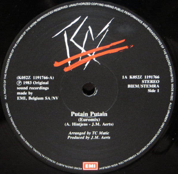 TC Matic : Putain Putain / Living On My Instinct (12", Maxi)