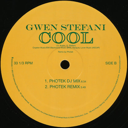 Gwen Stefani : Cool (12")