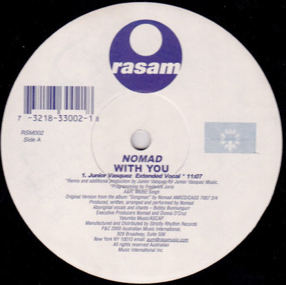 Nomad (3) : With You (12")