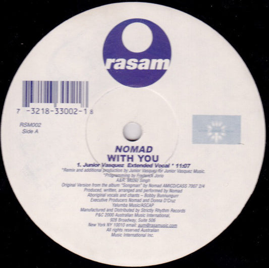 Nomad (3) : With You (12")