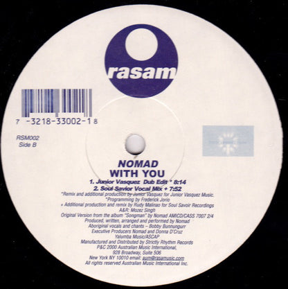 Nomad (3) : With You (12")