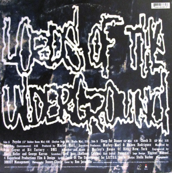 Lords Of The Underground : Psycho (12")