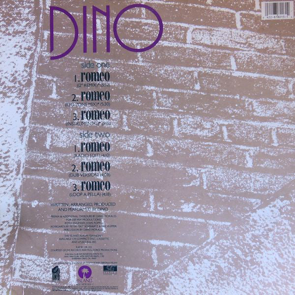 Dino (2) : Romeo (12")