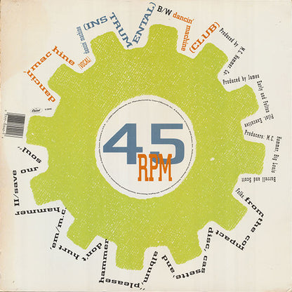 MC Hammer : Dancin' Machine (12", Single)