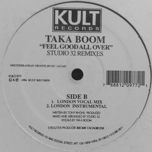 Taka Boom : Feel Good All Over (Studio 32 Remixes) (12")