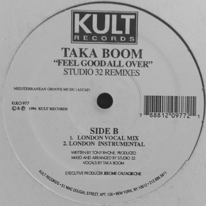 Taka Boom : Feel Good All Over (Studio 32 Remixes) (12")