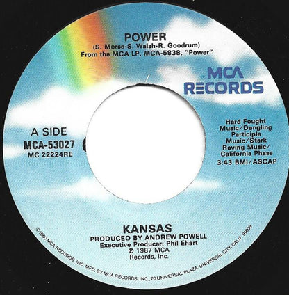 Kansas (2) : Power (7")