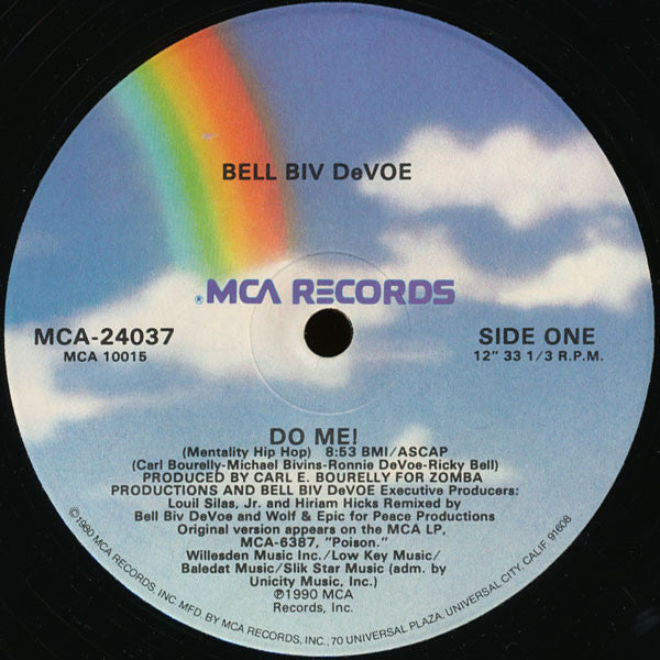Bell Biv Devoe : Do Me! (12", Single, Glo)