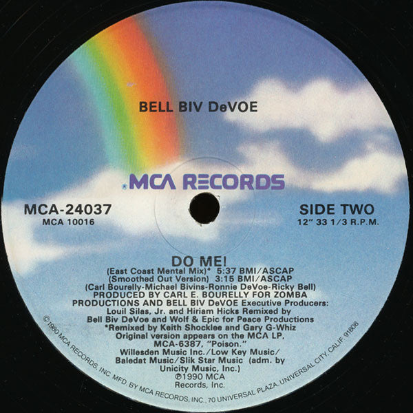 Bell Biv Devoe : Do Me! (12", Single, Glo)