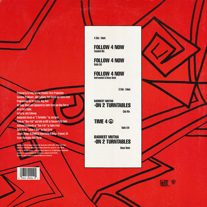 MC Sway & DJ King Tech* : Follow 4 Now / Time 4 Peace (12", Maxi)