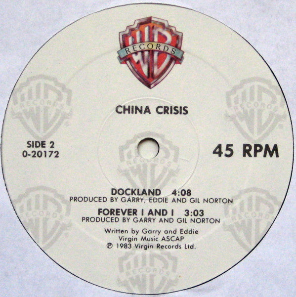 China Crisis : Working With Fire And Steel (12", Maxi)