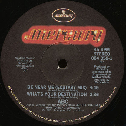 ABC : Be Near Me (12", 72 )