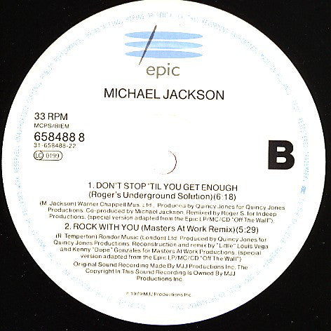 Michael Jackson : Heal The World (12", Single, S/Edition, Pos)