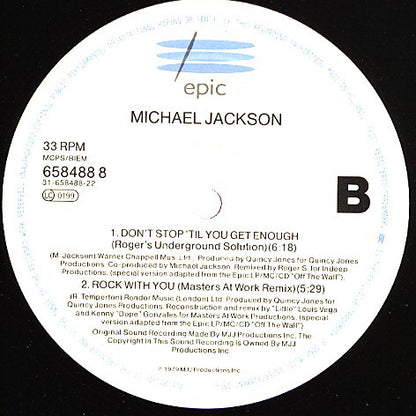 Michael Jackson : Heal The World (12", Single, S/Edition, Pos)