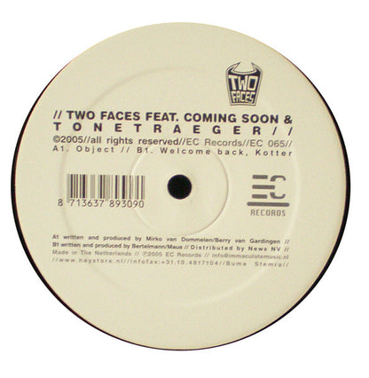 Two Faces (8) Feat. Coming Soon & Tonetraeger : Two Faces Sampler (12")