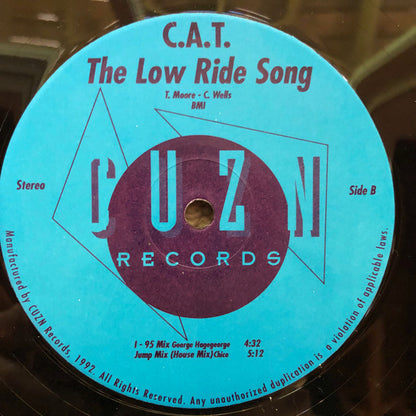 C.A.T. (2) : The Low Ride Song (12")