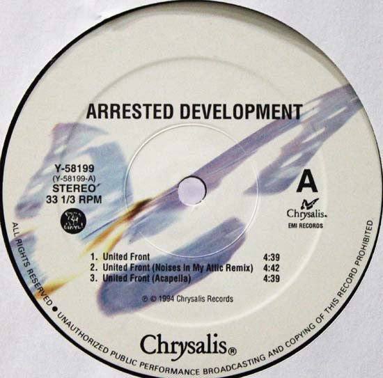 Arrested Development : United Front (12")