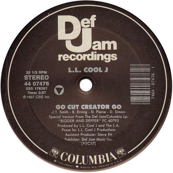L.L. Cool J* : Go Cut Creator Go (12")