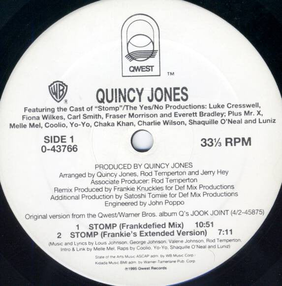 Quincy Jones : Stomp (12")