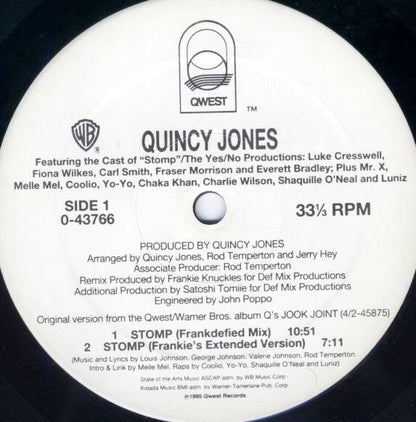 Quincy Jones : Stomp (12")
