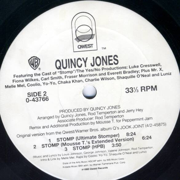 Quincy Jones : Stomp (12")