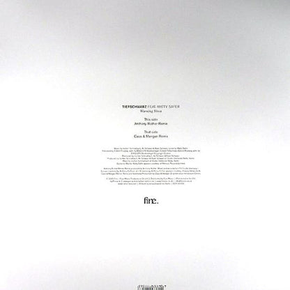 Tiefschwarz Feat. Matty Safer* : Warning Siren Vinyl II (12")