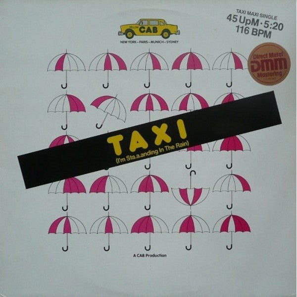Yellow Cab (4) : Taxi (I'm Sta.a.anding In The Rain) (12", Maxi)