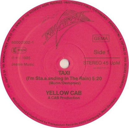 Yellow Cab (4) : Taxi (I'm Sta.a.anding In The Rain) (12", Maxi)