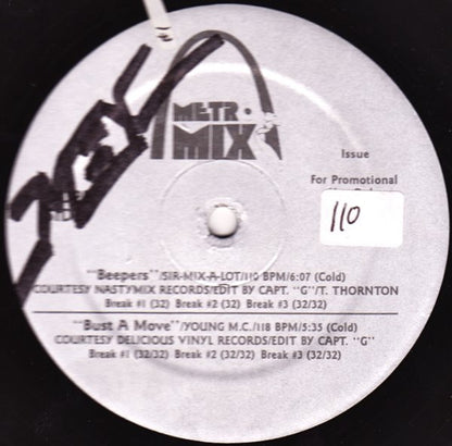 Various : Metro Mix - Issue GT1 (12", Comp, Promo)